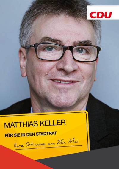 Matthias Keller
58 Jahre
Krankenpfleger

Matthias Keller ist auf Platz 7 der Stadtratsliste. - Matthias Keller
58 Jahre
Krankenpfleger

Matthias Keller ist auf Platz 7 der Stadtratsliste.